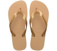 Havaianas Hav. Top Logo Metallic Flip-Flops für Damen, Gold, 39 EU