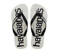 Havaianas Herren HAV. Top Logomania 2 Flipflop, Weiß, Schwarz, Weiß