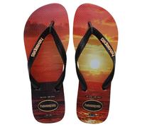 Havaianas Hype, Flip Flop Men, Black Black Peach, 2 UK