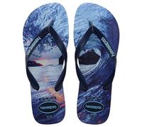 Havaianas Hype Flip Flop Men, Marineblau, Marineblau, Lavendelblau, 2 UK