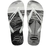 Havaianas Hype - Zehensandalen - Herren 45/46 White/Black