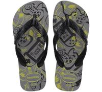 Havaianas Kids Athletic, Grey/Citrus Yellow, Child 12/13