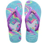 Havaianas Kids Fantasy Flipflop, Blue Water, 31/32