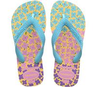 Havaianas Kids Flores Mädchen FlipFlop Caja Yellow/Blue 23 EU