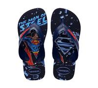 Havaianas Max Herois Flip-Flop für Jungen, Marineblau, Rot, Marineblau Rubinrot, 23/24 EU