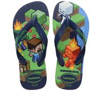 Havaianas Kids Minecraft Flipflop, Navy Blue, 29 EU