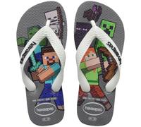 Havaianas Kids Minecraft, Stahlgrau/Weiß, Kind 2/2,5