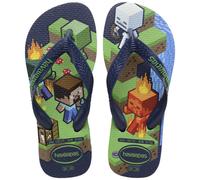 Havaianas Kids Minecraft, Jungen Flipflop, Navy Blue,