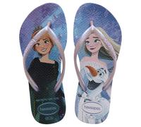 Havaianas Kids Slim Frozen Mädchen FlipFlop Quiet Lilac/Lilac Moonlight Glitter 33 EU