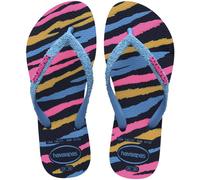 Havaianas Kids Slim Glitter Trendy - Zehensandalen - Mädchen 27/28 BR Light Blue/Pink
