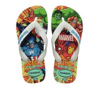 Havaianas Kids Top Marvel II Jungen FlipFlop White/White/Blue 33 EU