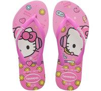 Havaianas Mädchen Kids Slim Hello Kitty FlipFlops White/Reddish Purple 23 EU