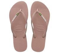 Havaianas Mädchen Slim Brasil Logo (Mini Me) Flipflop, Lila (Green Dew)