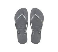Havaianas Mädchen Slim (Mini Me) Zehentrenner, Steel Grey, 23/24 EU