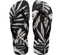 Havaianas Men's Aloha Sandal, Schwarz , 4.5/5 UK