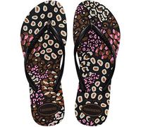 Havaianas Mens Top Logomania Colors Green Flip Flops, Black Pink Lemonade, 35/36 EU