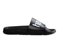 HAVAIANAS SLIDE CLASSIC LOGO MANIA Unisex Pantoffeln, schwarz, größe 35/36 33/34