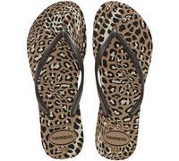 Havaianas Slim Animals - Zehensandalen - Damen 41/42 BR Brown