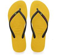 Havaianas Slim Brasil Logo (Mini Me) Mädchen FlipFlop Banana Yellow 23 EU