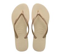 Havaianas Slim Damen Flip Flops Sandgrau/Hellgold 35/36 EU