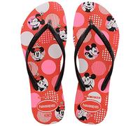 Havaianas - Slim Disney Stylish, bequeme, leichte und stilvolle Badelatschen, Disney-Designs, schmale Riemen und rutschfeste Sohle, Damen