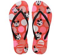 Havaianas - Slim Disney Stylish, bequeme, leichte und stilvolle Badelatschen, Disney-Designs, schmale Riemen und rutschfeste Sohle, Damen
