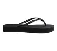 HAVAIANAS SLIM FLAT FORM Damen Zehentrenner, schwarz, größe 41/42 39/40