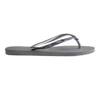 HAVAIANAS SLIM GLITTER II Damen Flip Flops, grau, größe 43/44 41/42