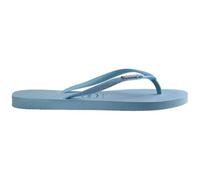 Havaianas Frauen Flip-flops Frau Slim Glitter Irisierend Blau 41/42