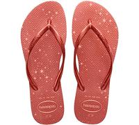 Havaianas Slim Gloss Flip Flops Unisex Kinder, Ballet Rose/Golden Blush, 25/26 EU