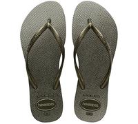 Havaianas - Slim Gloss, Stylische, Robuste und Vielseitige Badelatschen für Frauen mit einem Hauch von Glamour, Rutschfeste Sohlen