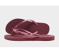 Havaianas Slim Logo Metallic Flip Flops Women's - Damen, Rot - 41/42