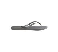 Havaianas Mädchen Slim Zehentrenner, Grey (Steel Grey), 27/28 EU