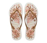 Havaianas Slim Organic Damen FlipFlop White/Golden 35 EU