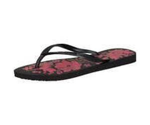 Havaianas Slim Organic Zehentrenner Damen schwarz 41