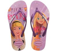 Havaianas Slim Princess Mädchen Flip Flop, Bege Palha, 13 UK Child