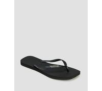 Havaianas - Zehensandalen Slim Square Logo Metallic - Schwarz - Größe 35 - 36