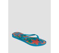 Havaianas Slim Tropical Flip-flops Für Damen 4122111-turquoise Print;Mehrfarbig 41;42