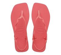 Havaianas - Soleil, stilvolle, langlebige und bequeme T-förmige Sandalen mit Riemenverschluss hinten, Wellenschnallen und profilierter Sohle, Damen