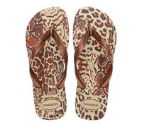 Havaianas - Top Animals, bequeme, leichte und strapazierfähige Flip-Flops, Sohle mit Animal-Print, breite Riemen und flexible Sohle, Damen