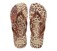 Havaianas - Top Animals, bequeme, leichte und strapazierfähige Flip-Flops, Sohle mit Animal-Print, breite Riemen und flexible Sohle, Damen