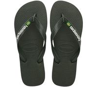Havaianas - Top Brasil Logo, Bequeme, Robuste und Leichte Badelatschen, mit Rutschfesten Sohlen, Brasilien-Flagge auf den Riemen, Unisex Erwachsene