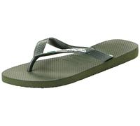 Havaianas - Top Brasil Logo, Bequeme, Robuste und Leichte Badelatschen, mit Rutschfesten Sohlen, Brasilien-Flagge auf den Riemen, Unisex Erwachsene