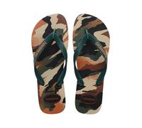 Havaianas Top Camu - Zehensandalen - Herren 39/40 BR Dark Green/Brown