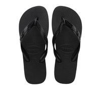 Havaianas - Top Color, Bequeme, Robuste und Leichte Badelatschen, Rutschfeste Sohlen, Unisex Erwachsene, Schwarz, 35/36 EU