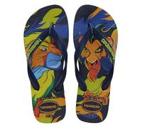 Havaianas - Top Disney Classics, Bequeme, langlebige und leichte Badelatschen, inspiriert von Der König der Löwen, mit rutschfester Sohle, Unisex-Erwachsene