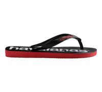 HAVAIANAS TOP LOGO MANIA 2 Unisex Flip Flops, schwarz, größe 37/38 35/36