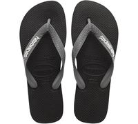 Havaianas Top Logo Pop Up Unisex Flip Flops Schwarz/Stahlgrau 35/36 EU