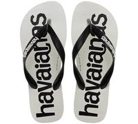 Havaianas Top Logomania 2, White-Black-White, 10-11