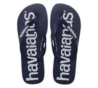 Havaianas - Top Logomania, Bequeme, Robuste und Leichte Badelatschen, Sohle mit Großem Logo, Unisex Erwachsene